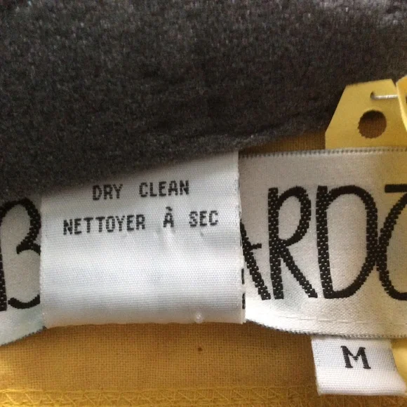 Unique Bernardo yellow 100% wool 3 season jacket LAST CALL - FINAL!!!!! - Picture 2 of 6